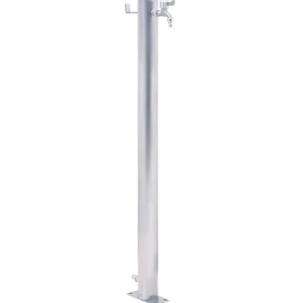 The Living Store vandsøjle 40 cm rund rustfrit stål - Vandingsartikler Vanding