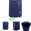 Regntønder^The Living Store vandtank med hane sammenfoldelig 1350 l PVC - Vandingsartikler
