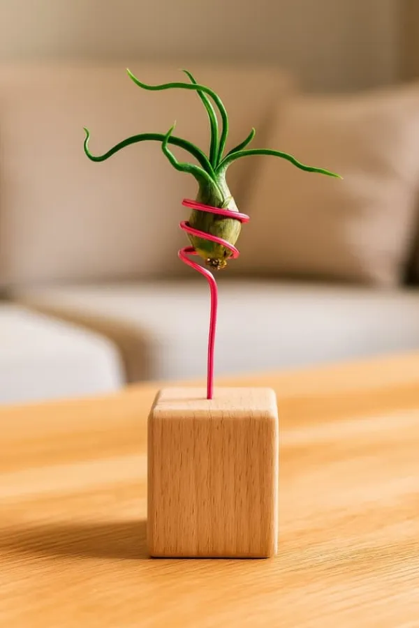 Clearance Tillandsia BULBOSA R 10 cm – luftplante uden jord Krukkeplanter Indendørs