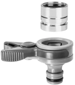 Best Tilslutning med adapter til tappeventil, universal M22/24 Vanding