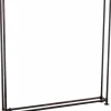Outlet Tinos Bronze Metal Firewood Rack - Industrial Design, 178x178x25 cm, 17kg Tilbehør Til Brændeovne & Pejse