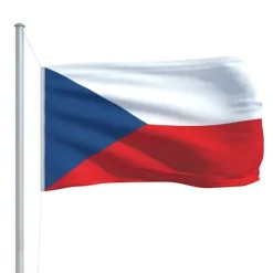Flag & Vindposer^Tjeckiska flaggan 90x150 cm - Hållbar polyester | Färg: Färgglad | Storlek: 90x150 cm