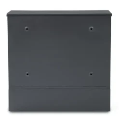 Discount Tofarvet postkasse, elegant, firkantet, med åbningsflap, avisholder Postkasser & Brevindkast