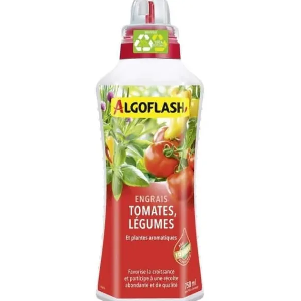 Tomat- og grøntsagsgødning - ALGOFLASH NATURASOL - 750 ml Gødningsmidler