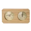 Sauna^Træ Sauna Termometer Hygrometer 2 i 1 Luftfugtighed Temperaturmåling Indendørs termometer Luftfugtighedsmåler til Hotel Sauna Room
