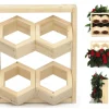 Plantestativer^Træ vertikale plantekasser RD-8/2x2 - Naturlig