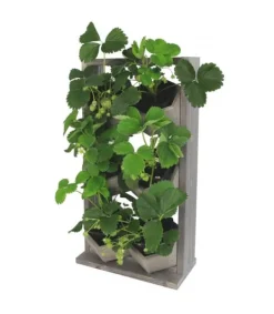 Plantestativer^Træ vertikale plantekasser RD-8/2x3 - Grå