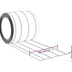 Transparent köldridå i PVC – Isolerande och ljuddämpande | Storlek: 200x1,6 mm | Längd: 25 m Insektmiddel & Dyreafvisende Middel