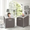 Sauna^Transportabel Dampsauna Spa, 85x84x106 cm, Sort