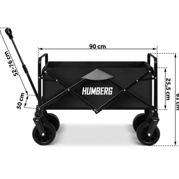 Hot Transportvogn, foldbar 100l HM-512 Haveværktøj