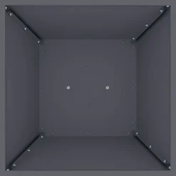 Trapezoidal Søjle Plantekasse i Stål | Farve: Antracit | Størrelse: 40 x 40 x 100 cm Plantestativer