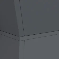 Trapezoidal Søjle Plantekasse i Stål | Farve: Antracit | Størrelse: 40 x 40 x 100 cm Plantestativer