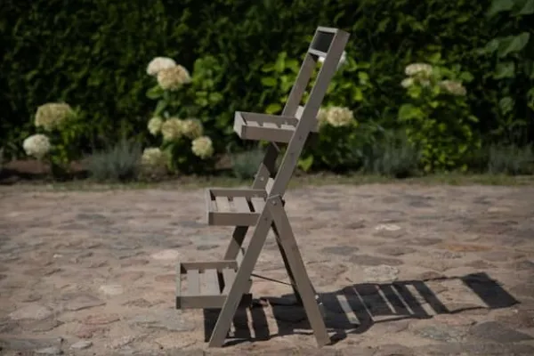 Best Træblomsterreol /100x52x52 cm/ Finish Grå Plantestativer