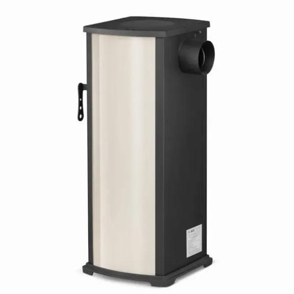 New Træbrændeovn - antracit & beige - 8,5kW Brændeovne