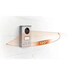 Sikkerhedsmonitorer & Videokameraer^Trådbundet videointercom med märken Pekskärm 7 - VisioDoor 7+ RFID