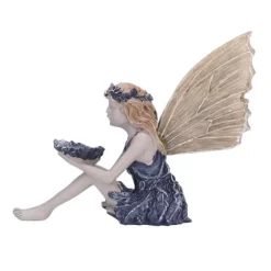 Havedekorationer^Trädgård Solros Fairy Statue Mytisk Fairy Staty Vacker ängelskulptur dekorativ figur