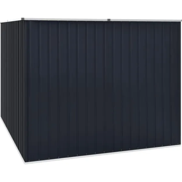 Skure, Garager & Carports^Trädgårdsskjul i galvaniserat stål - Förvaring av verktyg och redskap | Färg: Antracit | Storlek: 195x198x159 cm