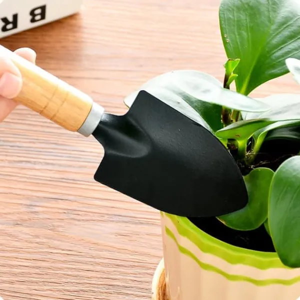 Hot Trädgårdsskyffel Set Mini Kit Hushållskruka Plantering Blommor Suckulenta Trädgårdsarbete ogräsrensning Verktyg Haveværktøj