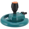 Vanding^Trädgårdssprinkler Automatisk rotation 360 grader Hållbar ABS rund bas Ofta använd grässpridare för Garden Lawn Road