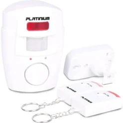 Hjemmealarmsystemer^Trådløs alarm + 2 fjernbetjeninger, høj alarm