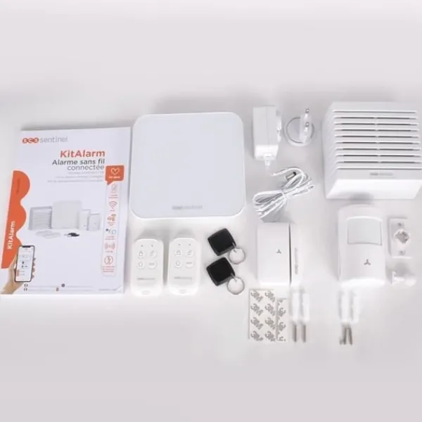 Sale Trådløs alarm forbundet til Wi-Fi og GSM 4G - KitAlarm - SCS SENTINEL Hjemmealarmsystemer