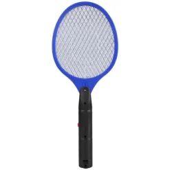 Outlet Trådløs Batteridrevet Elektrisk Fly Myggesmækker Bug Zapper Racket Insektdræber Blå Fluesmækkere