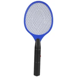 Outlet Trådløs Batteridrevet Elektrisk Fly Myggesmækker Bug Zapper Racket Insektdræber Blå Fluesmækkere