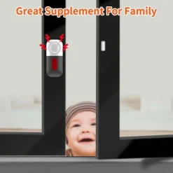 Sale Trådløs dør- og vinduesalarm med batteri, 130dB sikkerhedssystem, effektiv beskyttelse af dit hjem Hjemmealarmsystemer