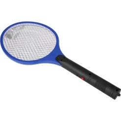 Trådløs Genopladelig Elektrisk Fly Myggesmækker Bug Zapper Racket Insektdræber Blå Fluesmækkere