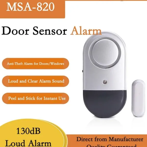 Hjemmealarmsystemer^Trådløs magnetisk alarm sensor til dør og vindue - Forbedret hjemmesikkerhed