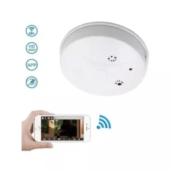 Online Trådlös Övervakningskamera / Spionkamera / Dold Kamera "Brandvarnare" med Rörelsesensor Sikkerhedsmonitorer & Videokameraer