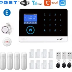 New Trådløst Alarm System, Stemmestyring, Multi-Zone Support,E, EU-stik Hjemmealarmsystemer