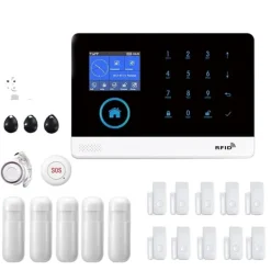 Online Trådløst Alarm System, Stemmestyring, Multi-Zone Support,EU-stik, F Hjemmealarmsystemer