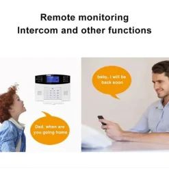 Hjemmealarmsystemer^Trådløst hjemmesikkerhedssystem, bevægelsesdetektor, GSM-teknologi, WIFI-forbindelse, G2BT6