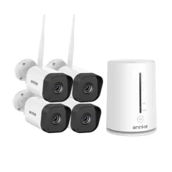 Sikkerhedsmonitorer & Videokameraer^Trådløst Sikkerhedskamera, 5MP Opløsning, Nattesynsfunktion,I71GK 4Pcs Kamera