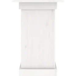 Plantestativer^Trendy blomsterstander i massivt fyrretræ | Størrelse: 40x40x60 cm | Farve: Hvid
