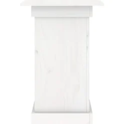 Plantestativer^Trendy blomsterstander i massivt fyrretræ | Størrelse: 40x40x60 cm | Farve: Hvid