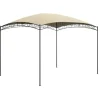 Discount Trendy pavillon 3x4 m - Solid stålkonstruktion | Farve: Creme | Størrelse: 3x4x2,65 m Telte & Lysthuse