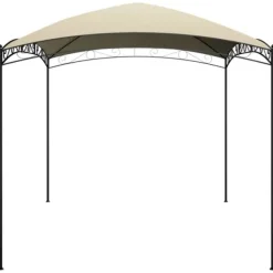Discount Trendy pavillon 3x4 m - Solid stålkonstruktion | Farve: Creme | Størrelse: 3x4x2,65 m Telte & Lysthuse