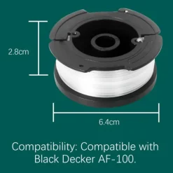 Online Trimmerspole med hætte og fjeder til trådtrimmere Black Decker AF-100 Havemaskiner