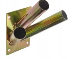 Flag & Vindposer^TRIPEL FLAGHOLDER, GALVANISERET, GUL - FLAGHOLDER 3 M