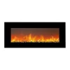 Discount Trivero 130 elektrisk vægkomfur - Sort glas - 127 cm bred - App kontrol - Cinewall - 1400 Watt varme Pejse