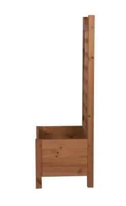 Discount Træplantekrukke med pergola RD-DNC /120x40x40cm/ Brun Krukker & Plantebeholdere