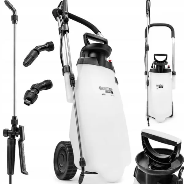 Haveværktøj^TRYKSPRØJTE PÅ HJUL GARDETECH 11212PRO 12L LANG LANSE 91CM