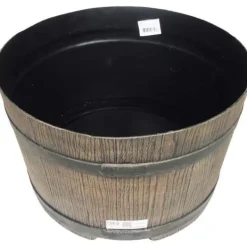Clearance Tunnformad vattenuppsamlarbas - NATURE - 50 liter - Brun rotationsgjuten PE Regntønder