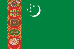 Turkmenistans flag Flag & Vindposer