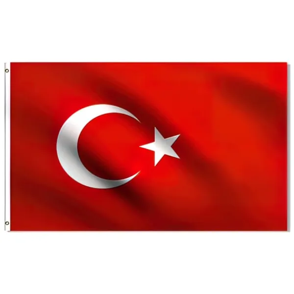 Online Tyrkiet Flag - 150 x 90 cm Flag & Vindposer