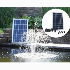 Online Ubbink SolarMax 600 sæt med solpanel og pumpe 1351181 403739 Springvand & Damme