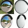 Sikkerhedsspejle^Udendørs konveks trafikspejl Ø60 cm polycarbonat sort - Trafikspejl - Trafikspejle - Home & Living