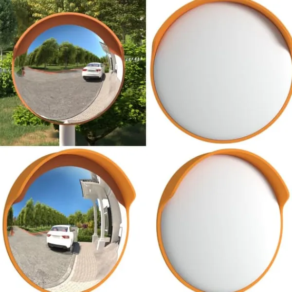 Sale Udendørs konveks trafikspejl Ø30 cm polycarbonat sort - Trafikspejl - Trafikspejle - Home & Living Sikkerhedsspejle